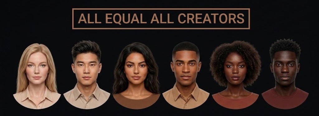 All Equal · All Creators — every person can put themselves into the computer